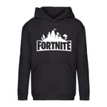 Fortnite - Hoodie / Tröja - BARN svart Svart - 116