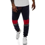 GAOZI Mens Jogging Bottoms Joggers Slim Fit Pants Elastic Waist Pockets Tracksuit Bottoms