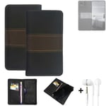 Phone Case + earphones for Asus Zenfone 11 Ultra Wallet Cover Bookstyle protecti