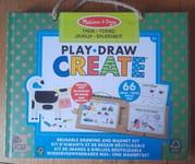 Melissa & Doug Play Draw Create 66 Piece Farm Activity Set With Magnets Age 3+