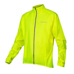 Endura Men's Pakajak Jacket, Hi-Viz Yellow, M