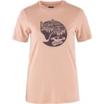 Fjällräven Womens Abisko Wool Fox S/S (Rosa (CHALK ROSE-PORT/302-357) Medium)