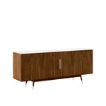 Naver Collection - AK 2732 Sideboard, Oiled walnut, Base in the same wood - Sivupöydät - Nissen & Gehl - Puun värinen - Luonnollinen materiaali/Puu