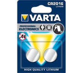 Varta CR 2016 batteri (2pk.)