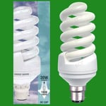 10x 30W (=150W) Daylight SAD Low Energy CFL 6400k White Light Bulbs BC B22 Lamps