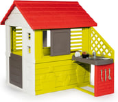 Smoby - Nature Playhouse & Kitchen for children for indoors and outdoors, with a