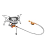 QT Mini Gas Stove Portable Integrated Stove Windproof Camping Oven For Courtyard