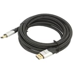 Adnauto - Cable DisplayPort 1.4 male des deux cotes 3m noir