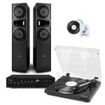 Home Hi-Fi System with Tower Speakers, Amplifier and RP310 Vinyl Record Player