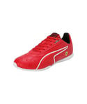 PUMA Chaussures de Sports Automobiles Tune Cat Scuderia Ferrari 42.5 Rosso Corsa White Red Black