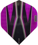 abcdarts ABC Lot de 30 ailettes de fléchettes Pentathlon Spitfire Noir/Violet