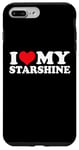 Coque pour iPhone 7 Plus/8 Plus J'aime mon Starshine, j'aime Starshine