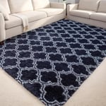 lekeplus Rugs Living Room Large Rugs Bedroom Anti Skid Rug Shaggy Soft Rug for Living Room Bedroom Play Area Kids Room Luxury Decorative(Blue Lantern 120x180cm)