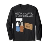 Away In A Manger, Christmas Nativity Church Carol Singing Long Sleeve T-Shirt