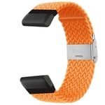 Flätat klockarmband Garmin Descent Mk2 - Orange