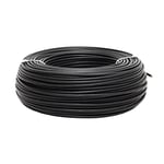 Rouleau de Câble Électrique de 100 m | H07V-K | Section 1 x 2,5 mm2 | Couleur Noire