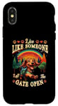 iPhone X/XS Live Like Someone Left Gate Open Dachshund Dog Pet Owner Case