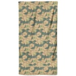 Jurassic Park Shell And Dino Heads Beach Towel