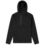 NIKE Men's Tch Hz Hooded Sweatshirt, Mens, Hooded Sweatshirt, CZ9899, Black/Black, XL