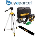 Dewalt DCLE34021D1 XR Compact Cross Line Green Laser 18V 1x2.0Ah + DE0881 Tripod