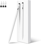 [2 En 1] Stylet Ipad, Pencil Ipad Avec Charge Rapide Rejet De La Paume Et Sensibilité À L'inclinaison Stylo Pour Ipad 6-10e, Ipad Mini 5/6e, Ipad Air 3-5e/13/11"", Ipad Pro 11""/12.9""(3-6e)/13