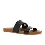 Reef Cushion Bounce Vista Womens Footwear Sliders - Black Natural All Sizes