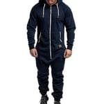 Jumpsuit för män One Piece - Navy Blue XXL