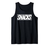 SNACKS - Funny Sports Team Design for Game Day Laughs Tank Top