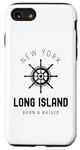 iPhone SE (2020) / 7 / 8 Long Island New York Vintage LI NY Ship Wheel Born & Raised Case