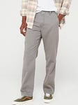 Levi's Xx Authentic Straight Chino Trousers - Grey, Dark Grey, Size 30, Inside Leg Regular, Men