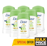 Dove Go Fresh Cucumber Stick Deodorant Antiperspirant 40ml 6-Pack