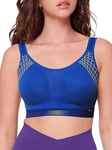 Triumph Womens Triaction Cardio Cloud N01 Ex Sports Bra, Illumines Blue, 36C UK