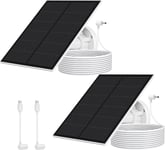 Solar Panel for Ring Camera,5W Solar Charger Compatible with Ring Spotlight Cam