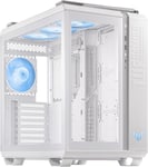 TUF Gaming GT502 Plus WT ATX Mid Tower Gaming Case Dual Chamber Design,Independent Cooling Zones for The CPU and GPU,Tool-Free Side Panels,USB 3.2 Gen 2 Type-C Front Panel,4 ARGB Case Fans