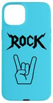 Coque pour iPhone 15 Plus Cornes à main Cool Band Rock and Roll Heavy Metal Music Concert