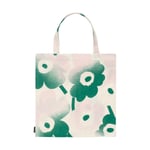 Marimekko Pieni Unikko Häivähdys veske 44x43 cm Gronn