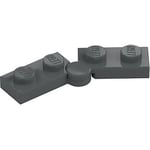 Hinge Plate 1 x 2 (Dark Stone Gray)