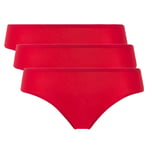 Chantelle Slip Pour Femmes - Softstretch, Sans Couture, Invisible, Taille Unique 36-44 Rouge Taille Unique