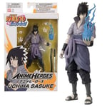 Bandai 36902 Anime Heroes-Naruto 15cm Uchiha Sasuke-Action Figures