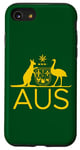 iPhone SE (2020) / 7 / 8 AUSTRALIA KANGAROO AND EMU COAT OF ARMS AUS AUSSIE SPORTS Case