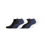 Serge Blanco Homme Uni Chaussettes, Multicolore, 39-42 EU