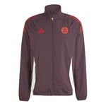 Bayern München Treningsjakke Presentation Tiro 24 - Shadow Maroon/Rød - adidas, størrelse Medium