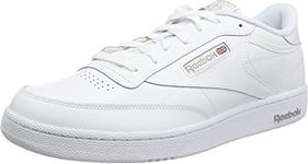 Reebok Mixte Club C 85 Basket, Multicolore White Sheer Grey, 34 EU