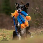 Doggie-Zen Doggie-Zen Elastisk Blekksprut Hundeleke i Fuskepels - 70cm