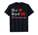 Gift for 11 Year Old - 11th Birthday Gift Royal Elevenness T-Shirt