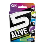 Hasbro Gaming 5 Alive, Fast-Paced Game Kids And Families, Family Quick Card Games 2 To 6 Players, Multicolor