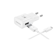 Samsung EP-TA20EWEU - Strømadapter - 2000 mA (USB) - hvit - for Galaxy Note 4