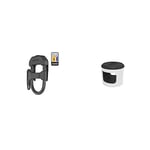 Hiplok DXF Sold Secure Gold U Lock and Frame Bracket, Black, Locking Area: 15cm X 8.5cm & Ground Anchor's ANKR Ground & Wall, White, Sold Secure Gold Rated