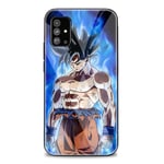 Anime Dragon Ball Z DBZ Tempered Glass Case for Samsung Galaxy A01 A10 A10S A20 A30 A40 A50 A60 A11 A21 A21S A31 A51 A71 5G Phone Covers (1, Samsung A01)