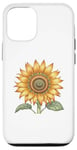 Coque pour iPhone 13 Tournesol jaune vif